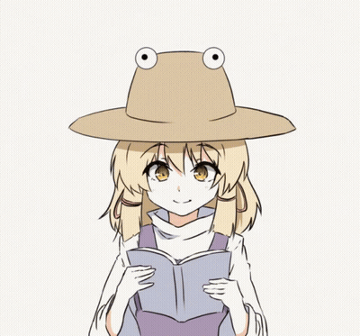 Girl In Hat And Purple Dress GIF