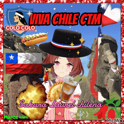 Girl In Hat Viva Chile CTM GIF
