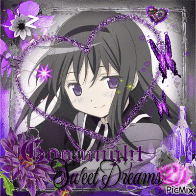Girl In Heart Saying Goodnight Sweet Dreams GIF