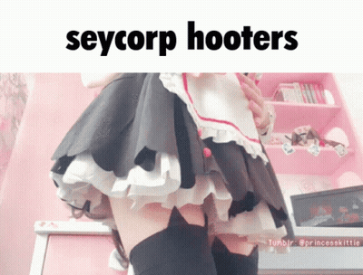 Girl In Maid Costume Seycorp Hooters GIF