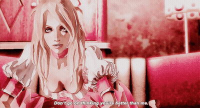 Girl In Pink Dress Don't Go On Thinking GIF