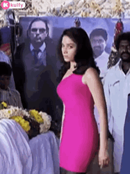 Girl In Pink Dress Walk Away GIF