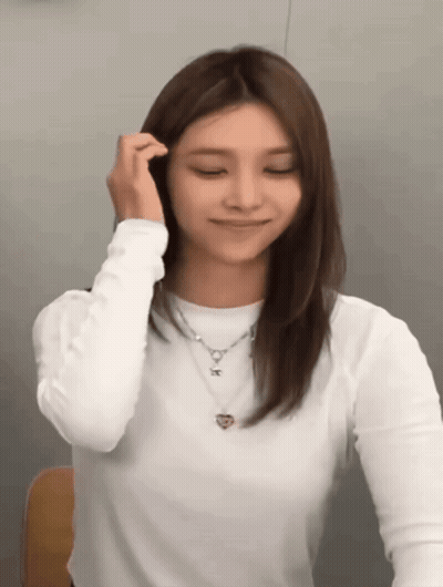 Girl In Pink Dress With Shy Kunu GIF