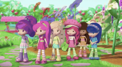 Girl In Pink Hat Eating Food GIF