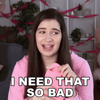 Girl In Pink Hoodie Says I Need That So Bad GIF