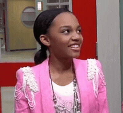Girl In Pink Jacket Smiling GIF