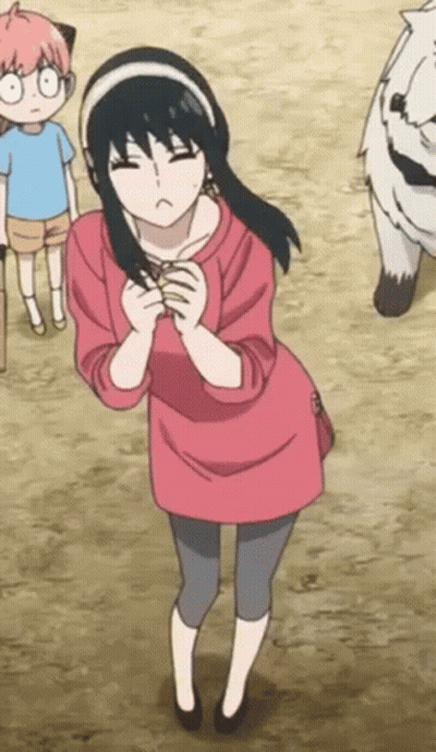 Girl In Pink Shirt And Gray Leggings In Front Of Tiger GIF