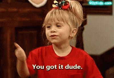 Girl In Pink Shirt Saying You Got It Dude GIF