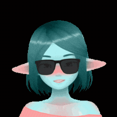 Girl In Pink Top And Sunglasses GIF