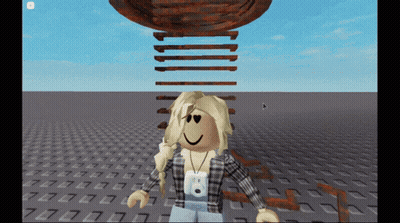 Girl In Plaid Shirt With Camera In Video Game GIF
