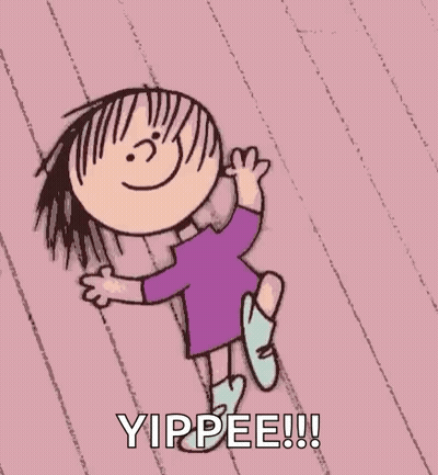 Girl In Purple Dress Jumping Yippee GIF