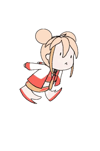 Girl In Red And White Dress Sticker
