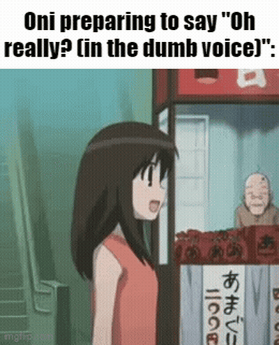 Girl In Red Dress At Voice Kiosk GIF