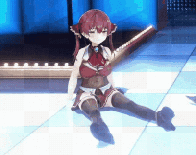 Girl In Red Dress Holding Flute GIF