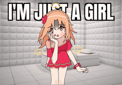 Girl In Red Dress I'm Just A Girl GIF