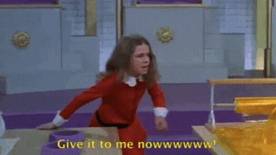 Girl In Red Dress Says Give It To Me Now Wwwwww GIF