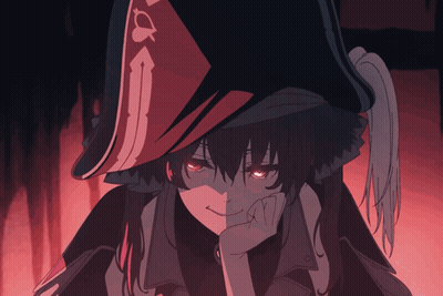Girl In Red Hat With Sword GIF