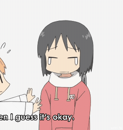 Girl In Red Hoodie Saying Its Okay GIF