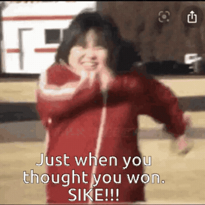 Girl In Red Jacket Dancing With Sike GIF