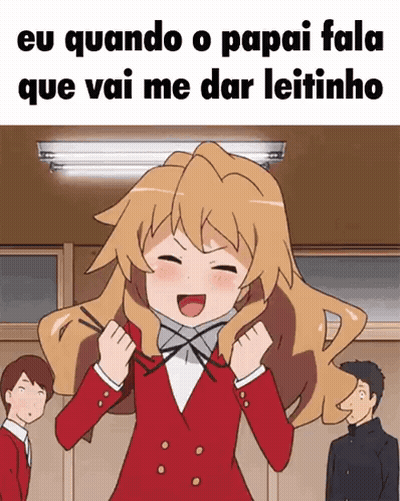 Girl In Red Jacket Eu Quando O Papai Fala Que Vai Me Dar Leitinho GIF