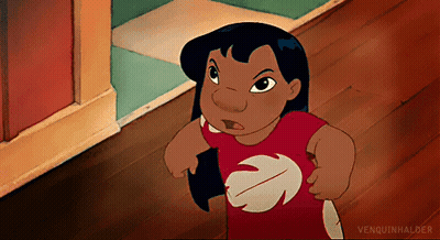Girl In Red Shirt Saying Venquinhalder GIF
