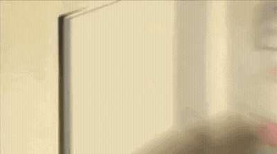 Girl In Red Skirt Standing Next To Job Application Form GIF