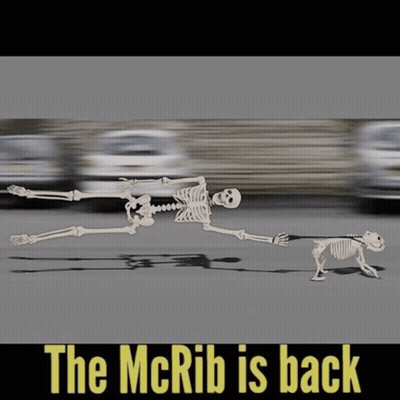 Girl In School Uniform Dancing White People When The McRib Is Back GIF