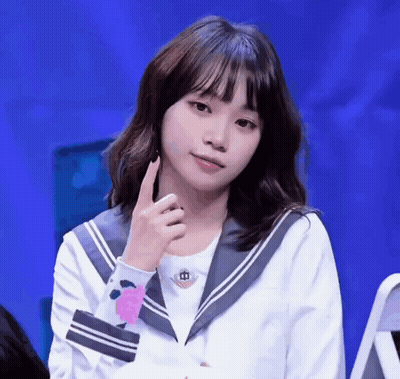 Girl In School Uniform Making A Face GIF