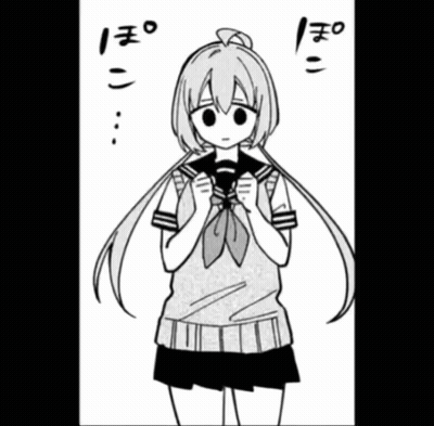 Girl In School Uniform With Long Hair GIF