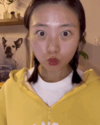 Girl In Shock Woooow GIF