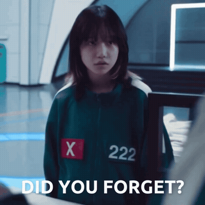 Girl In Squid Game Uniform Number 222 GIF