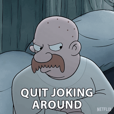 Girl In Striped Shirt On Bed In Dark Room GIF