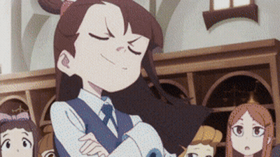 Girl In Suit And Tie Before Group Of Girls GIF