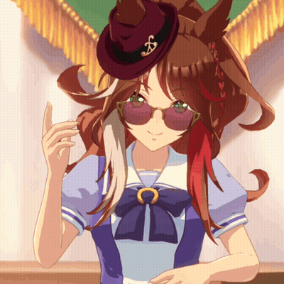 Girl In Sunglasses And Hat With S GIF