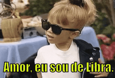 Girl In Sunglasses Saying Amor Eu Sou De Libra GIF