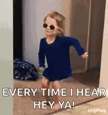 Girl In Sunglasses Saying Hey Ya GIF