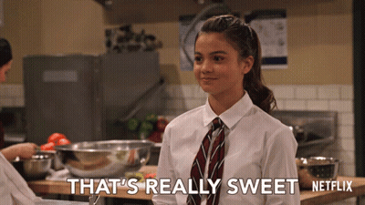 Girl In Tie That's Really Sweet On Netflix GIF