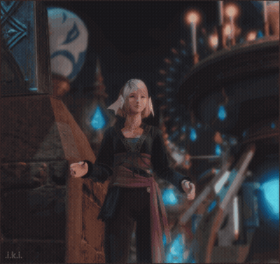 Girl In Video Game With Letters I.K.I GIF