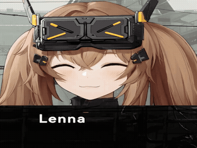 Girl In Virtual Reality Headset With Lenna GIF