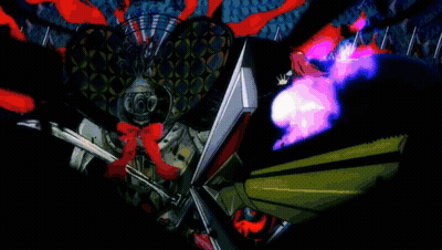 Girl In White Dress Holding Spear GIF