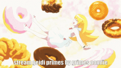 Girl in White Dress in Field of Yellow Flowers With Donut