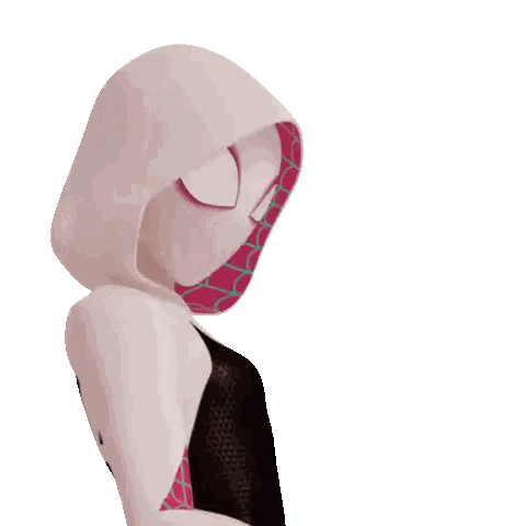 Girl In White Hoodie With Lightning Bolt Sticker