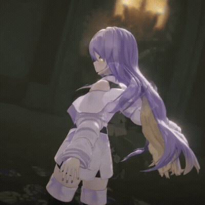 Girl In White Shirt And Red Bow Tie Reaching Out Hand GIF