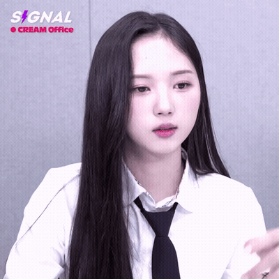 Girl In White Shirt And Tie Signal Cream Office GIF