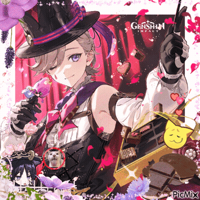 Girl In Witch Costume Genshin Impact GIF