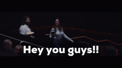 Girl In Witch Hat Dancing Saying Hi GIF