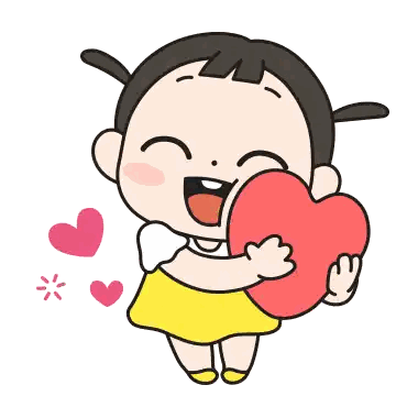 Girl In Yellow Dress Holding Red Balloon Sticker
