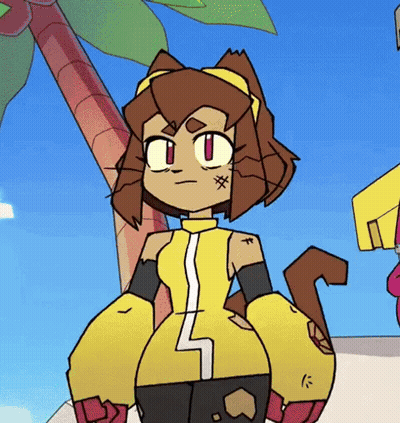 Girl In Yellow Outfit With L GIF