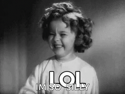 Girl Laughing Black White Lol Im So Silly GIF