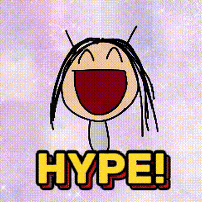 Girl Laughing Hype GIF
